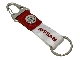  Nissan Key Ring, White/Red NISSAN