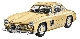   Mercedes 300 SL Coupé (1954-1957) W 198, gold-coloured, 1:18 MERCEDES