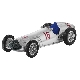  Mercedes-Benz W154, German GP, start number 16, Seaman, 1938, Silver, Scale 1:18 MEREDES