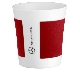   Mercedes Porclain Mug White Red MEREDES