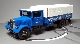  Mercedes-Benz Lo 2750 race car transporter, 1936, Blue, Scale 1:43 MERCEDES