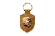 Брелок для ключей с гербом Porsche Crest Keyring, Cognac 2015 PORSCHE