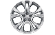   R20 5 split spoke Style 524 with Satin Polished finish LANDROVER